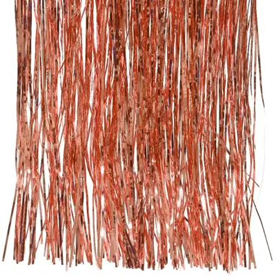 Decoris kunststof lametta vinyl 50x40cm pompoen