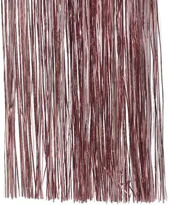 Decoris kunststof lametta vinyl 50x40cm vintage roze