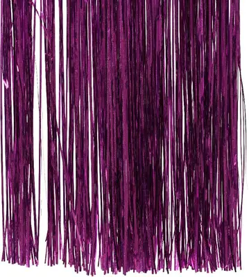 Decoris kunststof lametta vinyl 50x40cm violet