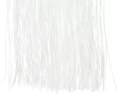 Decoris kunststof lametta vinyl 50x40cm winterwit