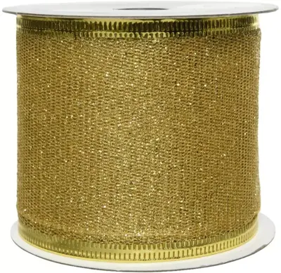 Decoris lint glitter 270cm goud