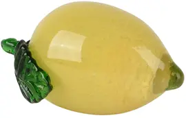 Decoris ornament glas citroen 10.5x5.5x5.5cm geel kopen?