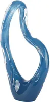 Decoris ornament glas golf 17.5x9x34cm blauw kopen?
