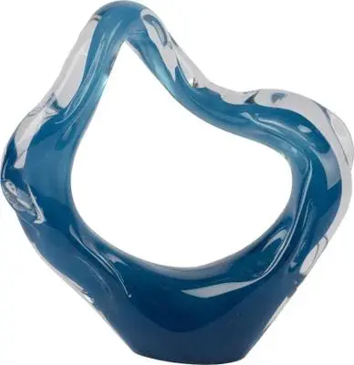 Decoris ornament glas golf 23x9x24cm blauw