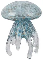 Decoris ornament glas kwal 11.5x11.5x16cm ijsblauw kopen?