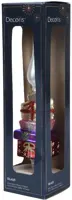 Decoris piek glas cadeautjes 29cm zilver - afbeelding 2