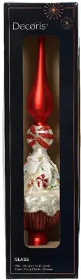 Decoris piek glas cupcake 29cm  - afbeelding 2