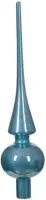 Decoris piek glas emaille 26cm suiker blauw - afbeelding 1