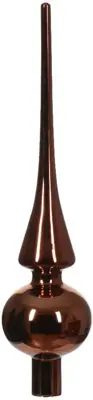 Decoris piek glas glans 26cm espresso - afbeelding 1