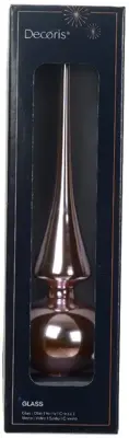 Decoris piek glas glans 26cm fris lila - afbeelding 2