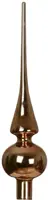 Decoris piek glas glans 26cm pecan bruin - afbeelding 1