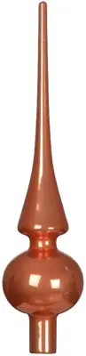 Decoris piek glas glans 26cm pompoen - afbeelding 1