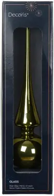 Decoris piek glas glans 26cm rosemarijn - afbeelding 2