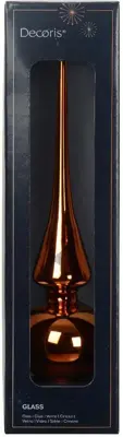 Decoris piek glas glans 26cm warme cider - afbeelding 2
