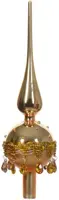 Decoris piek glas hangertjes 31cm goud - afbeelding 1