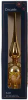 Decoris piek glas hangertjes 31cm goud - afbeelding 2