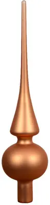 Decoris piek glas mat 26cm brandy