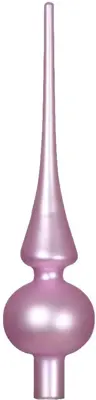 Decoris piek glas mat 26cm fris lila - afbeelding 1