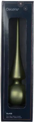 Decoris piek glas mat 26cm rosemarijn - afbeelding 2