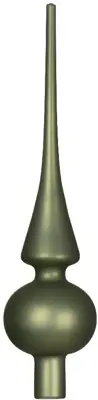 Decoris piek glas mat 26cm rosemarijn - afbeelding 1