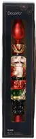 Decoris piek glas notenkraker 29cm rood - afbeelding 2