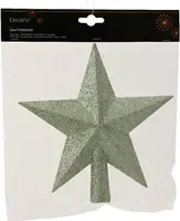 Decoris piek kunststof ster 19cm matcha groen - afbeelding 2