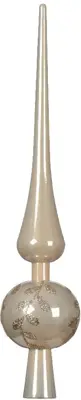 Decoris piek kunststof tak 30cm parel - afbeelding 1