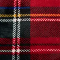 Decoris plaid ruit 150x200cm rood - afbeelding 3