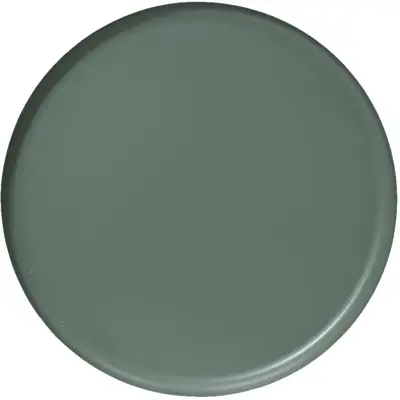 Decoris schaal metaal rond 42x2.5cm groen - afbeelding 2