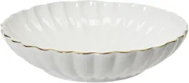 Decoris schaal porselein rond 20x4.5cm wit kopen?