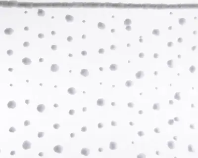 Decoris sneeuwgordijn sneeuwbal wit 