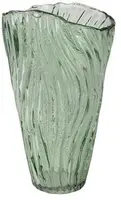 Decoris vaas glas deco 16x9x25cm groen, transparant kopen?
