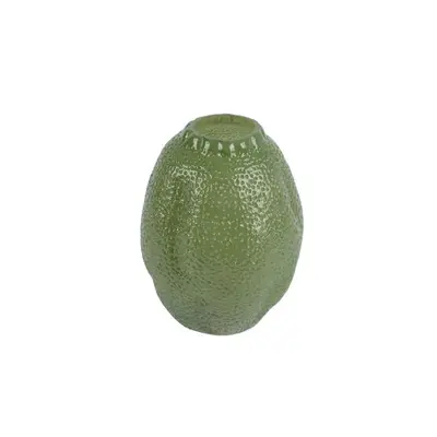 Decoris vaas glas deco 19x24cm groen