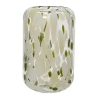 Decoris vaas glas lea 15.5x32cm crème kopen?