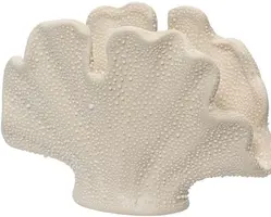 Decoris vaas keramiek koraal 7.5x14.6x9.8cm crème kopen?