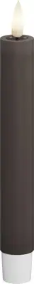 Deluxe Homeart LED dinerkaars real flame 2.2x15cm mocca 2 stuks - afbeelding 1