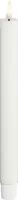 Deluxe Homeart LED dinerkaars real flame 2.2x15cm wit 2 stuks - afbeelding 1