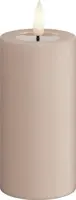 Deluxe Homeart LED kaars real flame 5x10cm roze  - afbeelding 1