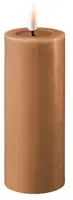 Deluxe Homeart LED kaars real flame 5x12.5cm caramel  - afbeelding 1