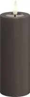Deluxe Homeart LED kaars real flame 5x12.5cm mocca  - afbeelding 1