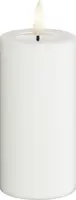 Deluxe Homeart LED kaars real flame 5x12.5cm wit  - afbeelding 1