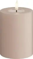 Deluxe Homeart LED kaars real flame 7.5x10cm roze  - afbeelding 1