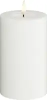 Deluxe Homeart LED kaars real flame 7.5x12.5cm white  - afbeelding 1