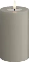 Deluxe Homeart LED kaars real flame 7.5x12.5cm zand  - afbeelding 1