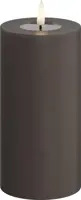 Deluxe Homeart LED kaars real flame 7.5x15cm mocca  - afbeelding 1