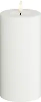 Deluxe Homeart LED kaars real flame 7.5x15cm wit  - afbeelding 1