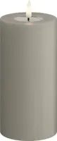 Deluxe Homeart LED kaars real flame 7.5x15cm zand  - afbeelding 1