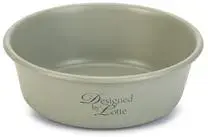 Designed by Lotte Feribo voer- en drinkbak hond licht grijs 13 cm