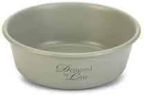Designed by Lotte Feribo voer- en drinkbak hond licht grijs 13 cm