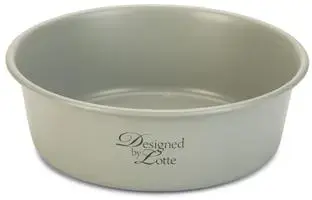 Designed by Lotte Feribo voer- en drinkbak hond licht grijs 20 cm